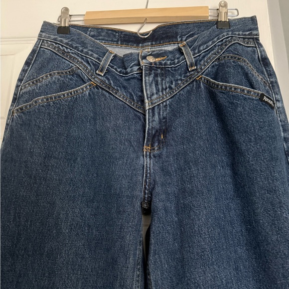 Vintage Rockie Mountain Women's Boot Cut Jeans in Deep Blue - Picture 1 of 9